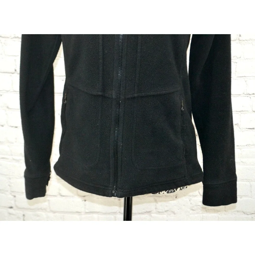 THE NORTH FACE Women's Full Zip Glacier Polartec Fleece Jacket SIZE SMALL‎ Black
